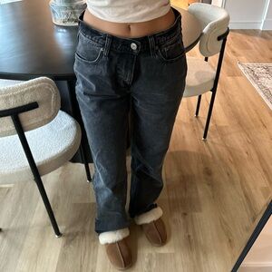 Abercrombie low rise baggy jean
